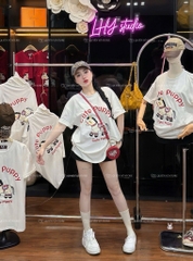 Áo thun ngựa cute - Form rộng dưới 65kg