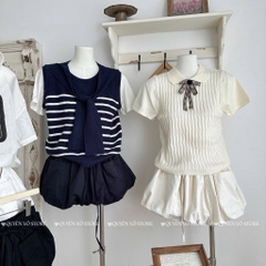 Chân váy bồng - Đen