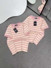 Áo thun sọc trơn - Form vừa