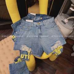 QJ 790 Quần jean short túi vàng - S - L