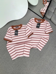 Áo thun sọc trơn - Form vừa