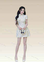 Đầm hoa cổ sen hot hit