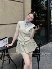 Áo MTG Miu cổ sơ mi