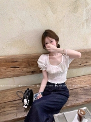 Áo thô boi hoa chun