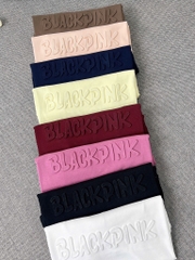 Áo thun dập nổi blackpink - Form vừa