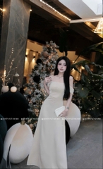 Đầm lụa trễ vai - S