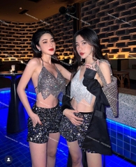 Quần bling kim sa