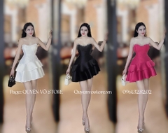 Đầm cúp ngực đính đá - S