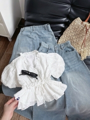 Set áo xô thêu Babydoll
