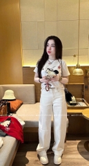 Áo thun ngựa thêu