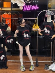 Áo thun ngựa cute - Form rộng dưới 65kg