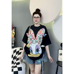 Áo thun vịt nơ hoa