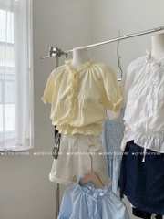 Áo đũi tơ tay phồng tk