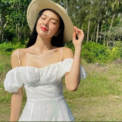 Đầm trễ vai đuôi cá - S
