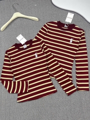 Áo thun tay dài thêu ngựa - Form vừa