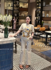 Áo thun ngựa tranh - Form vừa 45-55kg