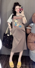Đầm thun hoạt hình chó