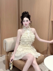 Set cổ yếm tầng tiểu thư