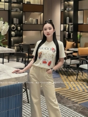 Áo thun mèo Gucci - Form 40-55kg Babytee