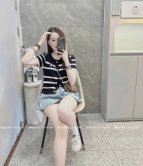 Áo MTG YSL sọc nút