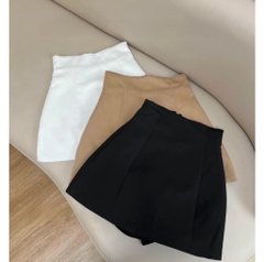 Chân váy A kaki trơn - ĐEN