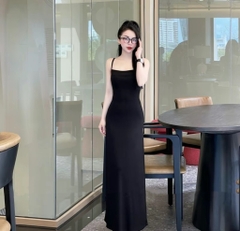 Đầm ôm body 2 dây dáng dài - freesize