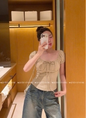 Áo thun cổ u chun trơn