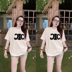 Áo thun X thêu xù