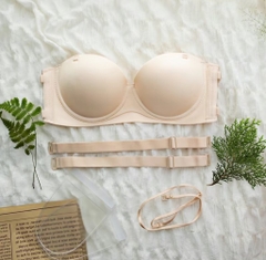 Áo cúp ngực kèm dán 2 bên - M77