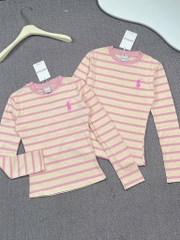 Áo thun tay dài thêu ngựa - Form vừa