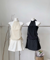 Áo yếm chấm bi babyboo - 3087