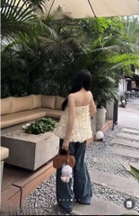 Áo cúp hoa hồng thiết kế - 667