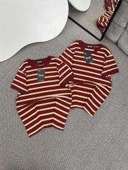 Áo thun sọc trơn - Form vừa