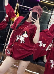 Áo thun ngựa cute - Form rộng dưới 65kg