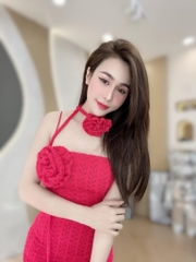 Đầm body đuôi cá dáng dài - Đỏ - M