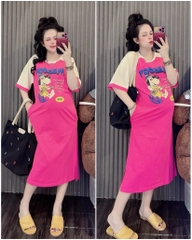 Đầm thun hoạt hình chó