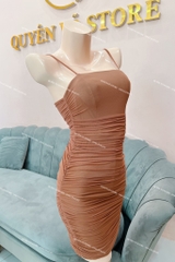 Đầm body 2 dây nhún Hot Girl 2M