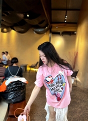 Áo Thun Hello Kitty kèm pk