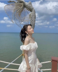 Đầm trễ vai đuôi cá - S