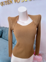Áo len cổ vuông 2M
