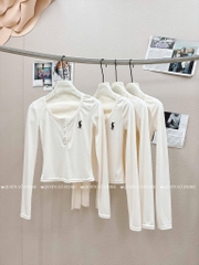 Áo thun tay dài ngựa polo