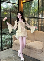 Set tay dài tiểu thư - Kem