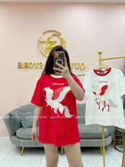 Áo thun ngựa cánh - Form rộng dưới 65kg