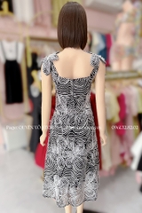 Đầm hoạ tiết