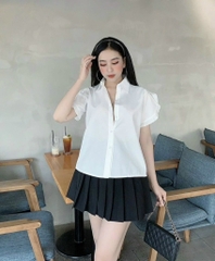 Set sơ mi mix chân váy xếp
