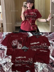 Áo thun chữ bling - Form vừa 45-55kg