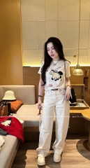 Áo thun ngựa thêu