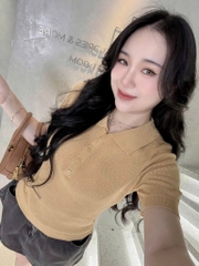 Áo len cổ polo QC