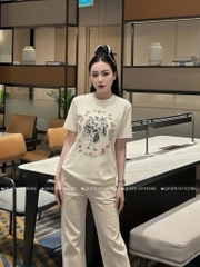 Áo thun Gucci hoa - Form 40-55kg Babytee