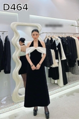BIGSIZE 55-65kg - Đầm dài cổ yếm